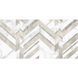 MARMO BIANCO Chevron білий G70151