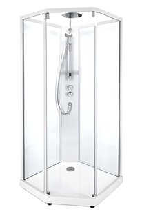 Душова кабіна Ido Showerama 10-5 Comfort 100x100 (Профіль - білий, скло - матове) 558.487.00.1