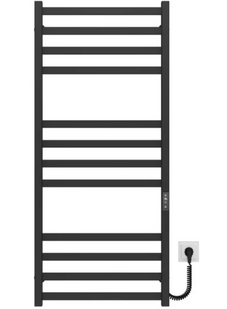Рушникосушка електрична Deffi Avast 500x1200 чорний матовий B.AV.120.50.12.E.B.R.2 права