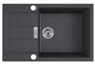КУХОННА МИЙКА FRANKE SIRIUS 2.0 S2D 611-78 XL ЧОРНИЙ 143.0621.335