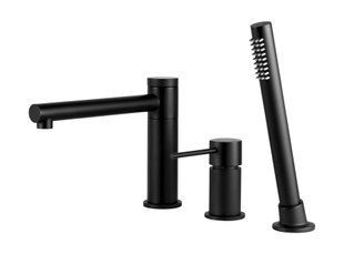 Змішувач для ванни Corsan LUGO BLACK MATT чорний на борт ванни CMB7542BL