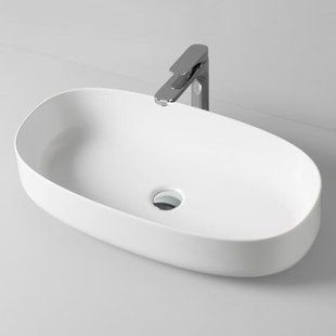 Умывальник керамический 68 см Artceram Cognac, white glossy (COL005 01; 00)