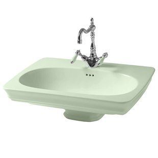 Умывальник керамический 68 см Artceram Civitas, green acquarello (CIL001 35; 00)