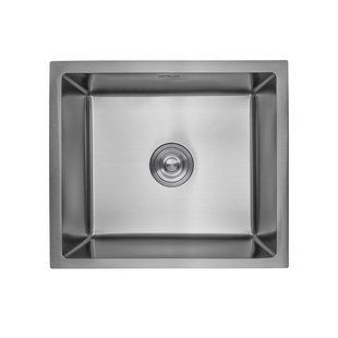 Кухонная мойка из нержавеющей стали Kroner KRP PVD Schwarze-4843HM CV022792