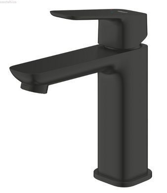 Змішувач для раковини Grohe Cubeo чорний матовий 1017572430 з донним клапаном