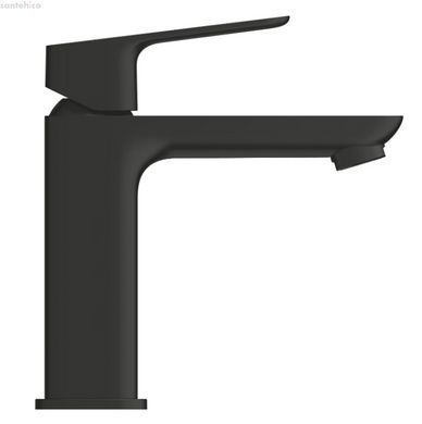 Змішувач для раковини Grohe Cubeo чорний матовий 1017572430 з донним клапаном