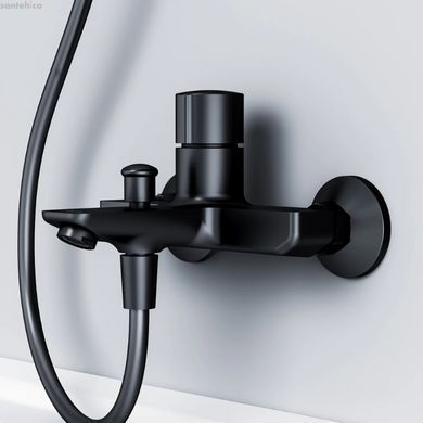 Смеситель для ванны Am.Pm X-Joy TouchReel черный матовый F85A10522