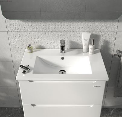 Тумба для підлоги Sanwerk Алесса 70 см білий MV0000852 з раковиною Qtap