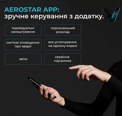 Кондиціонер Aerostar DJ 35 м&sup2; AER-12A-R32-IU