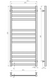 Полотенесушитель электрическая Deffi Avast 500x1200 черный матовый B.AV.120.50.12.E.B.R.2 правая
