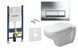 Инсталляция для унитаза Geberit Duofix 458.178.21.1 + Унитаз подвесной Duravit D-Code Rimless (с крышкой SoftClose) 45700900A1