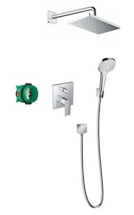 Душова система прихованого монтажу Hansgrohe Vernis Shape хром 71281000