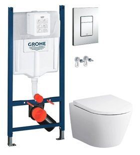 Інсталяція Grohe Rapid SL 38772001 3 в 1 + Унітаз підвісний Am.Pm Sense C741701SC з сидінням Soft Close