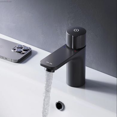 Змішувач для раковини Am.Pm X-Joy TouchReel чорний матовий F85A02522