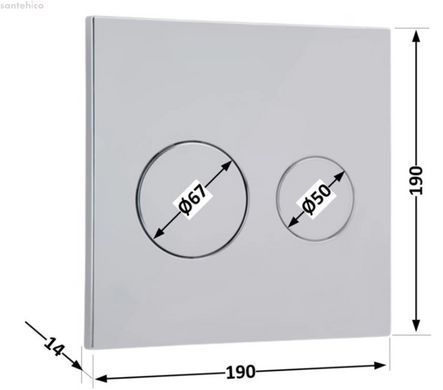 Инсталляция Qtap Nest UNI QT0233M370 с клавишей хром глянцевый + Унитаз подвесной Koller Pool Trend Tornado 3.0 TR-0490-RQ3 с сиденьем Soft Close