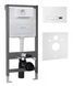 Інсталяція для унітазу Volle Maser Evo Sensor 2220.010305 з білою сенсорною клавішею