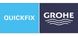 Набір змішувачів Grohe Start QuickFix 3 в 1 чорний матовий UA303301SQ