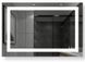 Зеркало Dusel DE-M1091 75x120 с часами