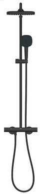 Душова система з термостатом Grohe Tempesta Systema 250 Cube чорний матовий 266892431