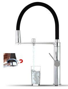 Смеситель для кухни Ramon Soler Kitchen Pure Water никель 898801MCNC38E306086 с подключением фильтрованной воды