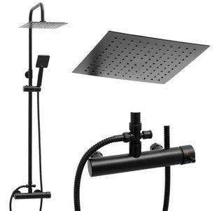 Душевая система Yoka Flova 25 черный матовый BP.FLOVA 25 BLK