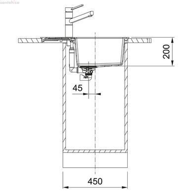 КУХОННА МИЙКА FRANKE SIRIUS S2D 611-62 СІРИЙ 143.0627.383