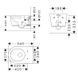 Инсталляция Hansgrohe iFrame Universal 01022180 с клавишей Original Q черный матовый + Унитаз подвесной Hansgrohe EluPura S AquaFall Flush 60193450 с сиденьям Soft Close
